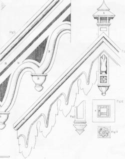 Designs for barge-board and fringe