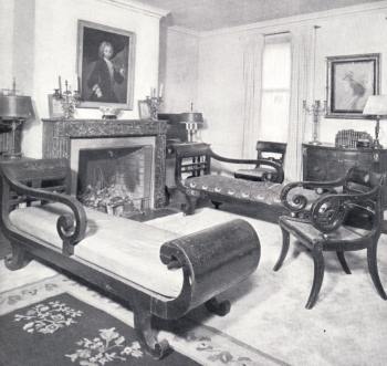 Empire Furniture on Empire Furniture In The Tenney House