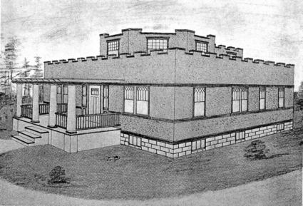 Crenellated Mission Bungalow