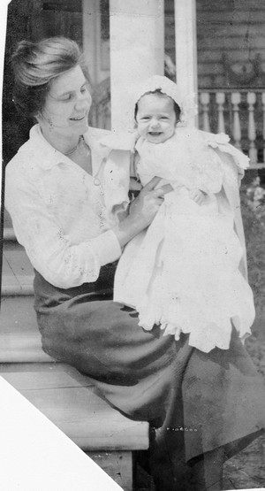Mrs. Maurice Fitzgerald and her daughter