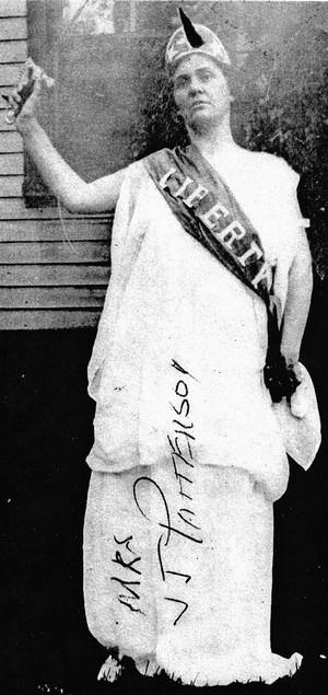 Mrs. J.J. Patterson Sells War Bonds